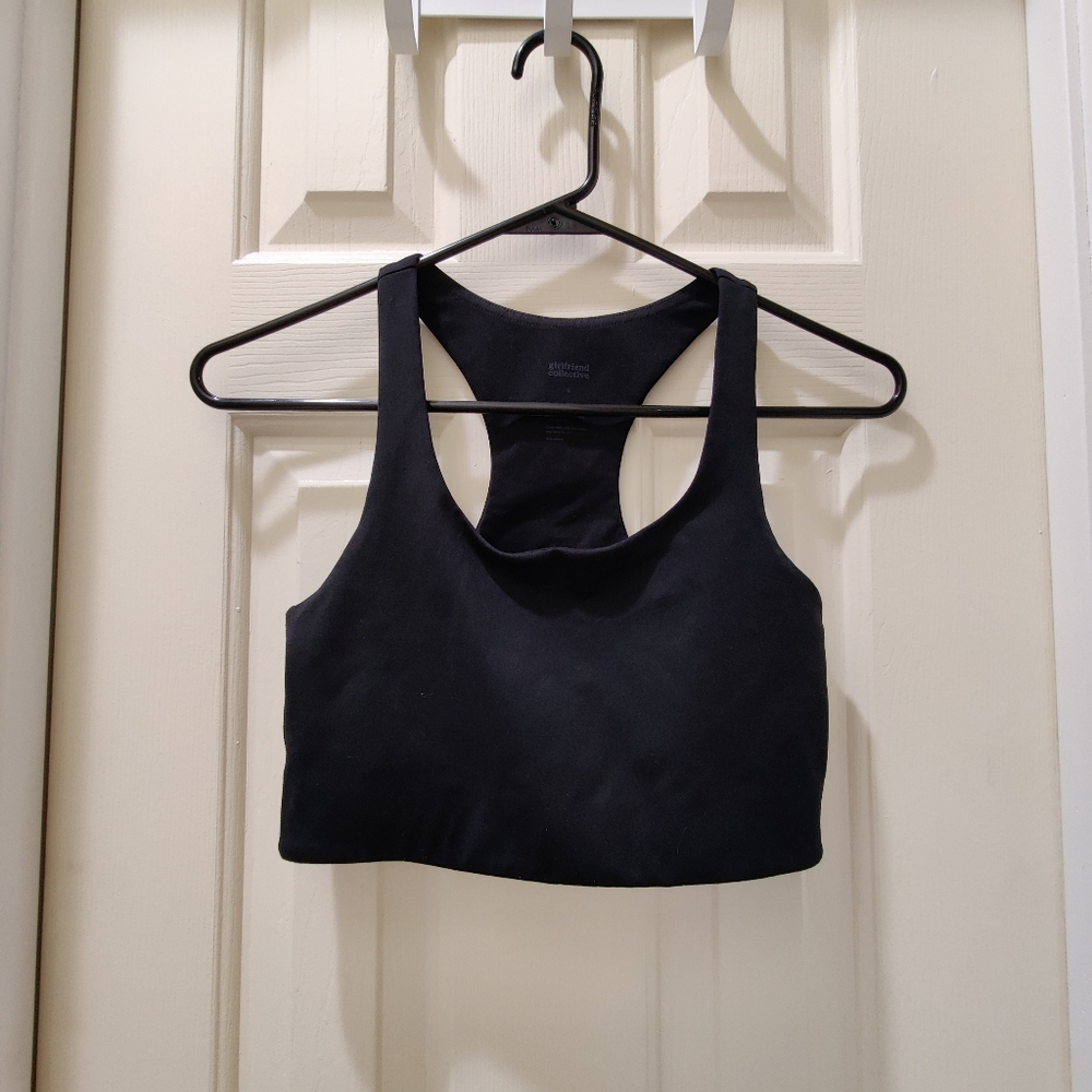 Girlfriend Collective Black Sports Bra